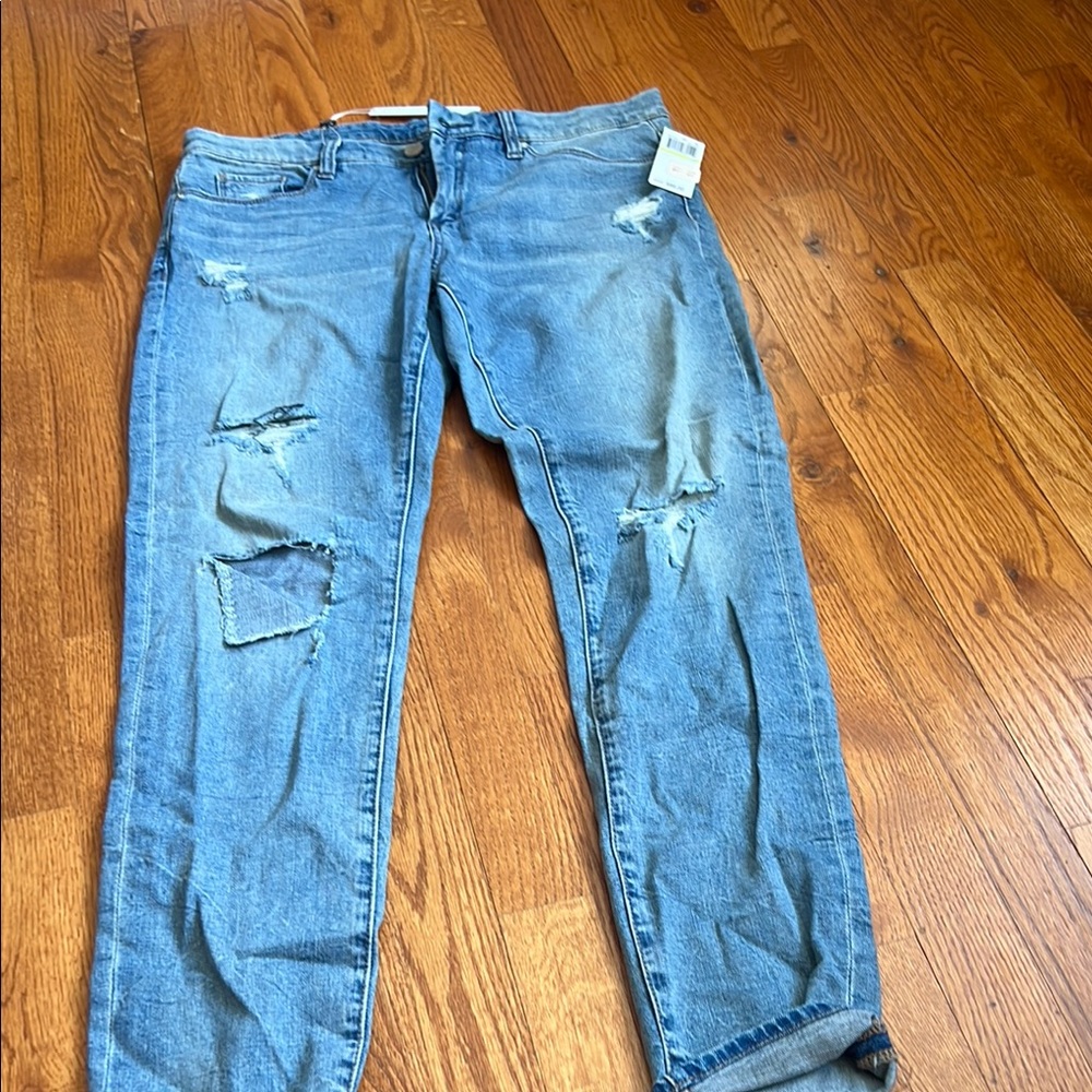Blank NYC Distressed Blue Jeans